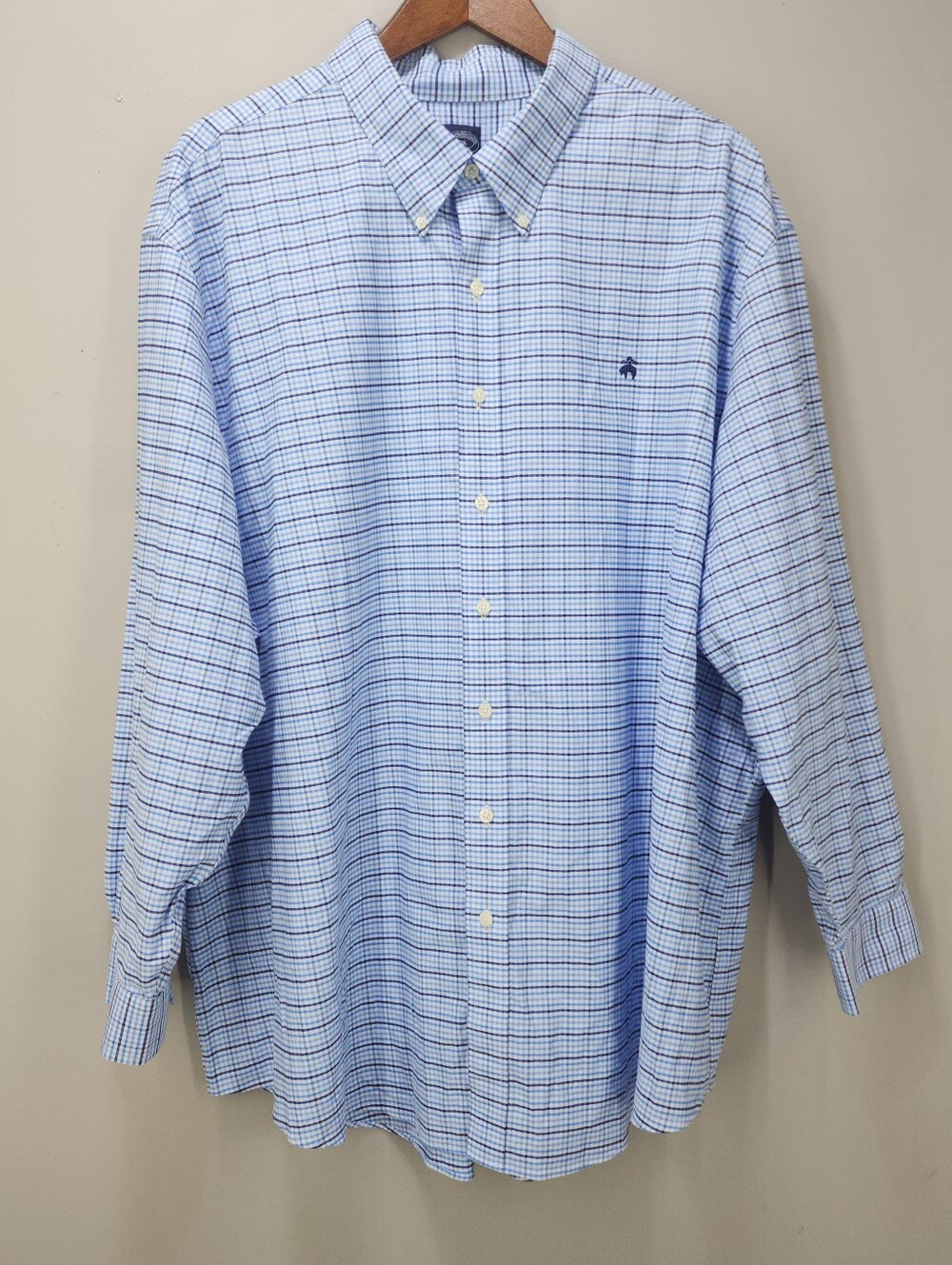 Brooks Brothers Original Polo Shirt Non-Iron Stretch Cotton Button-Down Shirt
